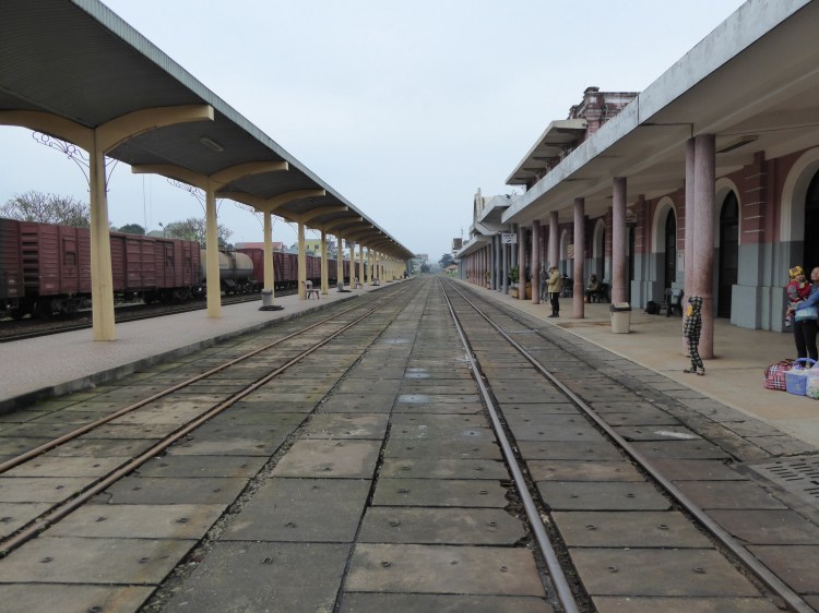 Hue train station - one of the few stations where it is ok to stand in the middle of the tracks to take photos