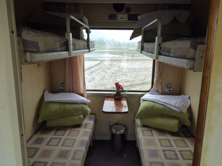 Reunification Express soft sleeper compartment